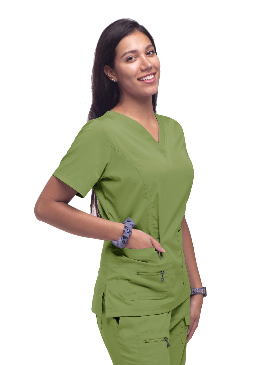 ADAR Pro Womens Elevated V-neck Scrub Top