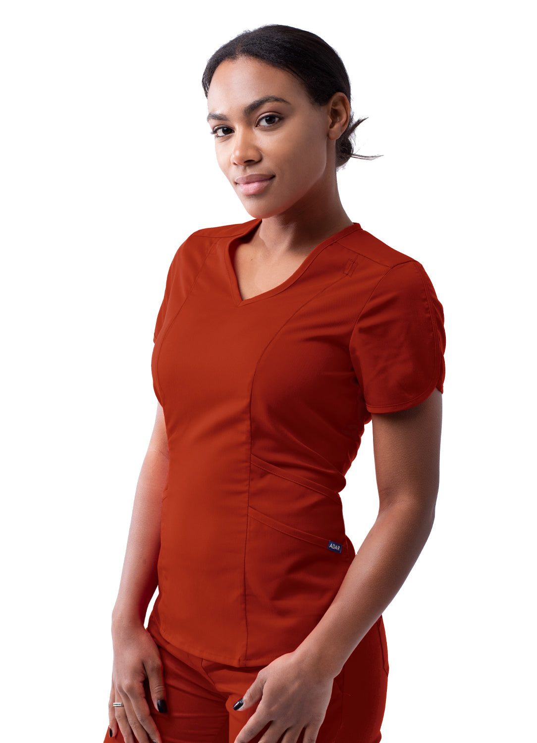 ADAR Pro Women's Modern V-Neck Scrub Top