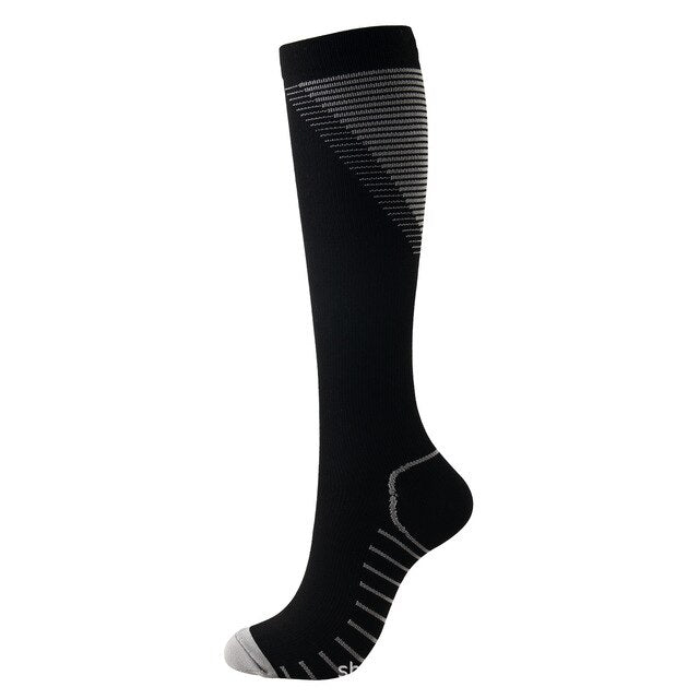 Compression socks(3/6Pairs) for Women & Men 15-20 mmHg Stockings is Best Graduated Athletic, Running, Flight, Travel, Nurses - Butterfly Touch Scrubs