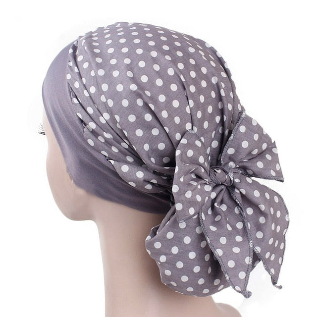 Women's Turban hat Elastic Cloth Head Cap - Butterfly Touch Scrubs