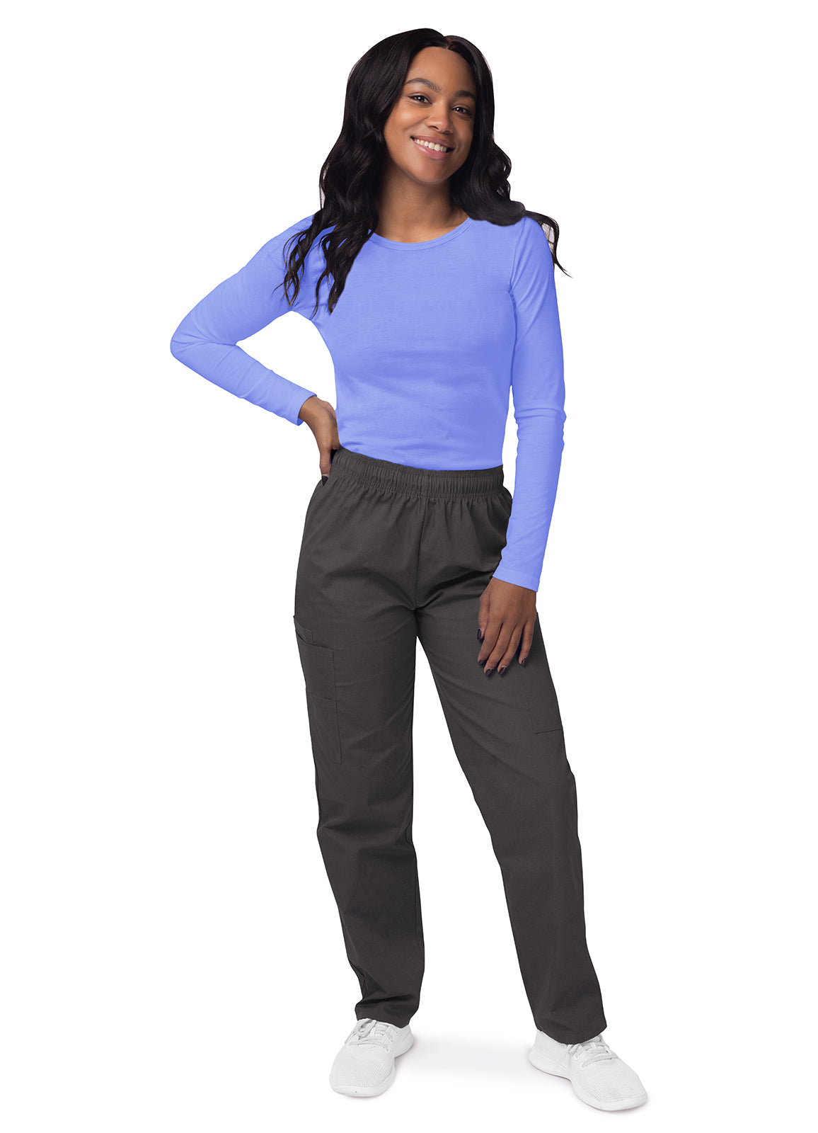 Sivvan Women's Long Sleeve Comfort Underscrub Tee 3-Pack