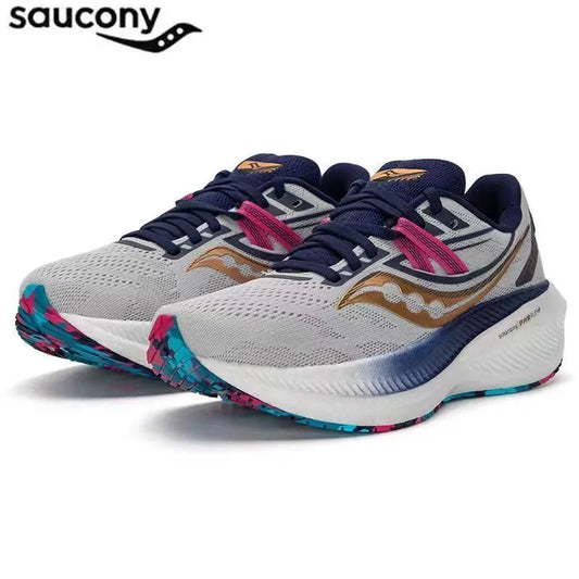 Original Saucony Training Cusnerback Running Shoes Victory 20 Professional Games Lightweight Sports Jogging Shoes