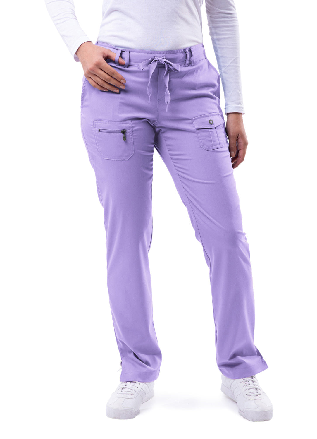 ADAR Pro Women's Slim Fit 6 Pocket Pant Petite