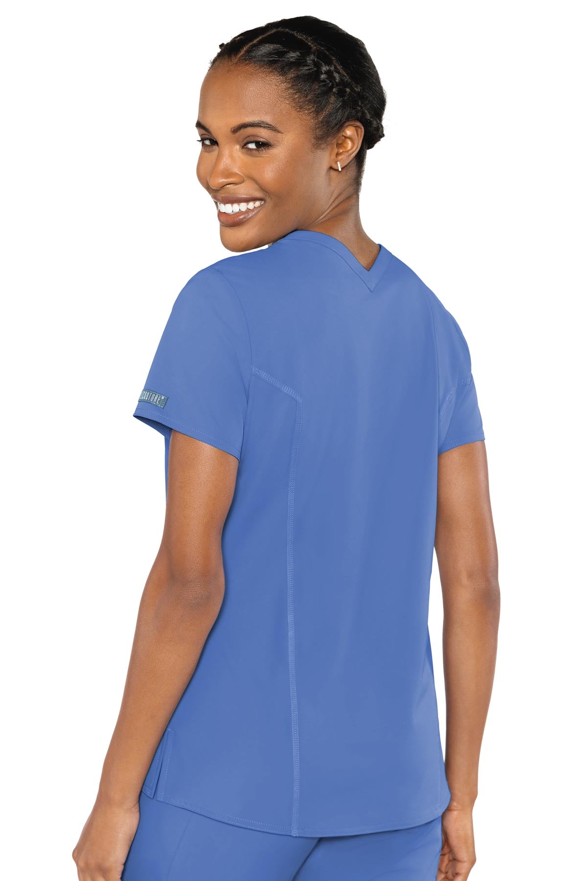 MED COUTURE Double V Neck Top