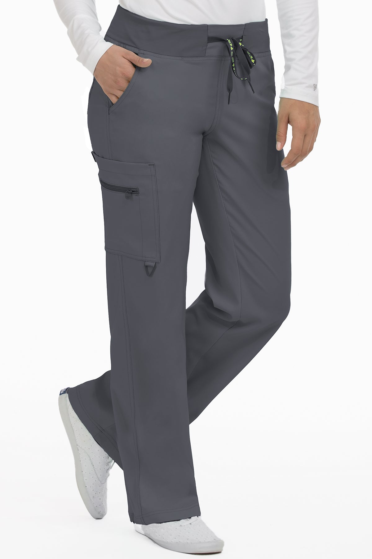 MED COUTURE Yoga 1 Cargo Pocket Pant #8747 - Butterfly Touch Scrubs