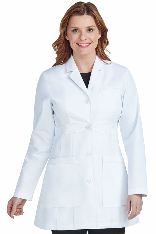 MED COUTURE Tailored Length Lab Coat #9632 - Butterfly Touch Scrubs