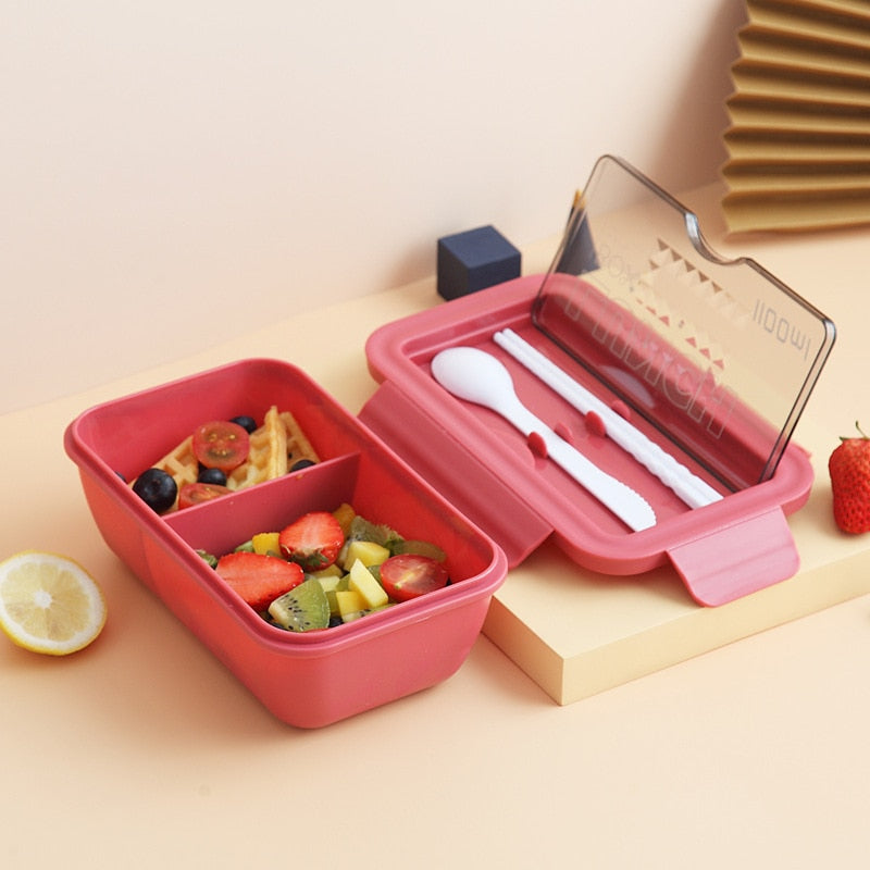 Portable Lunchbox With Cutlery Sets