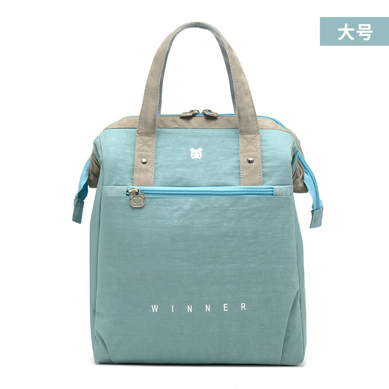 Portable Lunch Bag Thermal Insulated Lunch Box Tote Cooler Bag Bento Pouch Lunch Container School Food Storage Bags