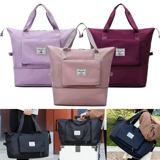 Folding Travel Bags Waterproof Tote Travel Luggage Bags Large Capacity Multifunctional Travel Duffle Bags Handbag