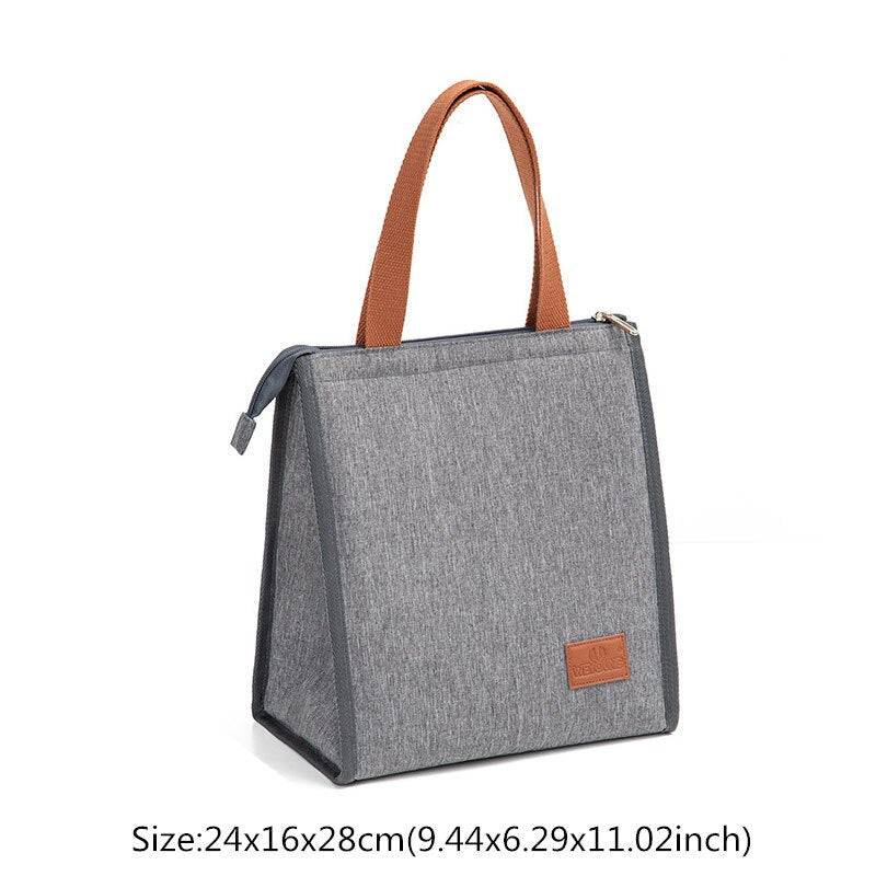 Portable Lunch Bag Women Thermal Cool / Heat for Meal Pack