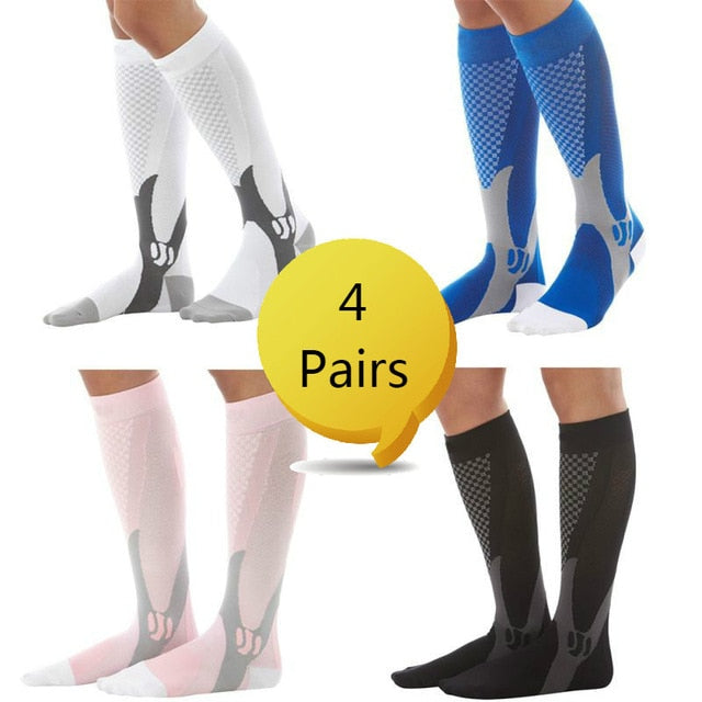 Compression Socks (4/6/7/8 Pairs), 15-20 Mmhg Is BEST Graduated Athletic & Medical for Men & Women Nurse Running Flight Travels - Butterfly Touch Scrubs