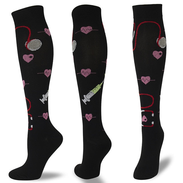 Compression Stockings Pressure Nursing Socks - Butterfly Touch Scrubs
