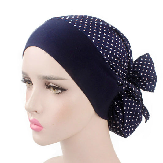 Women's Turban hat Elastic Cloth Head Cap - Butterfly Touch Scrubs